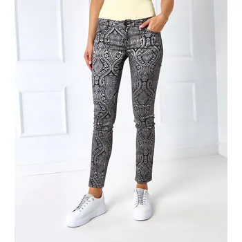 Dámské kalhoty Černo-grafitové dámské kalhoty Basmin, velikost XXL