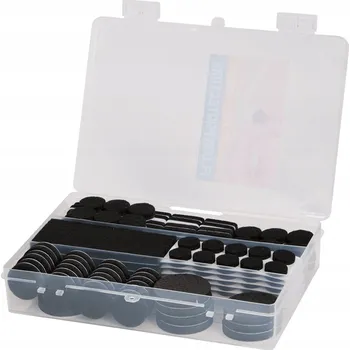 Podložka pod nábytek Filcové podložky pod nábytek samolepicí černé 177 ks Zd trading