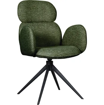 Jídelní židle LABEL51 Otočná jídelní židle VIDAR zelená