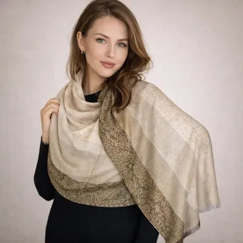 Šála Šál Pašmína - Clarissa - Béžová