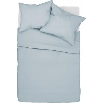 Povlečení ŠEDÉ BAVLNĚNÉ POVLEČENÍ 220X200 JEDNOBAREVNÉ