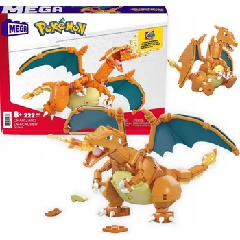 ostatní stavebnice MEGA CONSTRUX STAVEBNICE 313 13 DÍLŮ POKEMON CHARMANDER EVOLUCE SADA