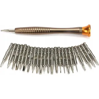 Šroubovák PRECZNÍ SADA ŠROUBOVÁKŮ PRO OPRAVY TORX 25 V 1, ŠROUBOVÁKY S BITY