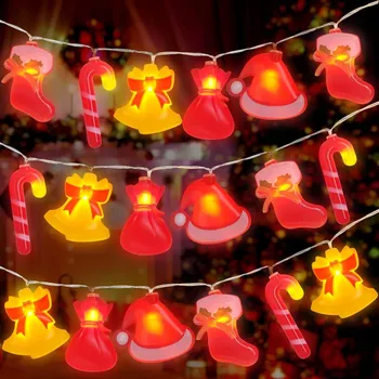 Vánoční dekorace LED světelný řetěz girlanda na Vánoce, na baterie, 3 m