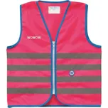 WOWOW Dětská reflexní vesta FUN JACKET S RŮŽOVÁ|ŠEDÁ