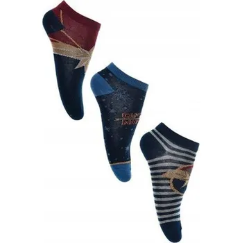 Dámské ponožky Dámské ponožky Marvel Captain Universe s motivem záhad, velikost 39/41