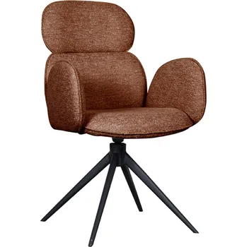 Jídelní židle LABEL51 Otočná jídelní židle VIDAR hnědá