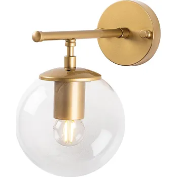 Nástěnné svítidlo OPVIQ Nástěnné světlo ROE zlaté čiré