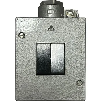 vypínač Spínač dvouklapkový kovový ABB Garant 3553-05750, IP66, řazení 5 - šedý