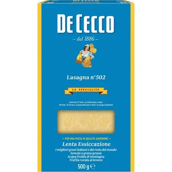Lasagne suché, De Cecco