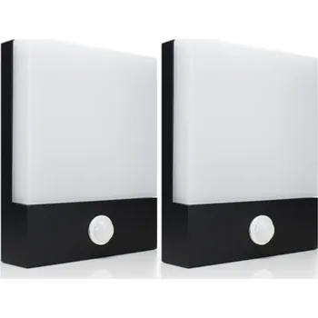 Nástěnné svítidlo Nástěnné svítidlo Decorya bílé, černé integrovaný LED zdroj 12 W