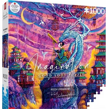 Puzzle Puzzle Imagination Roch Urbaniak Sakura a Ryu Good Loot 1000 dílků