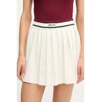 Dámská móda Vlněná sukně Guess SABINA V5BD02.Z1152 béžová 01B, vel. M