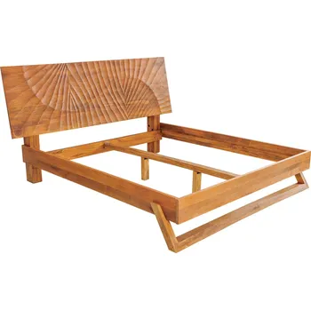 Nábytek Invicta Dřevěná postel SCORPION 180x200 hnědá 41191