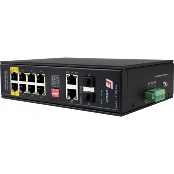 Switch Switch POE PRŮMYSLOVÝ GETFORT 8GE+2GE+2SFP GF-110-8PG-2G-2S