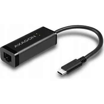 Zabezpečení domácnosti Axagon ADE-SRC Adaptér USB-C 3.1 Gen 1 na RJ-45, Černý