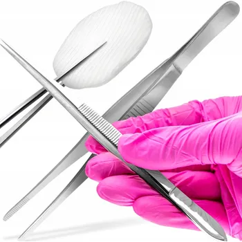 Kosmetická pinzeta PINZETA ROVNÁ DLOUHÁ 180 mm