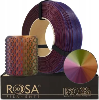 3D tisk ROSA 3D Refill PLA Magic Silk Vintage skleněný filament 1,75 mm 1 kg