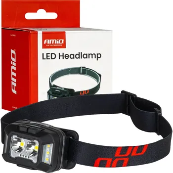 Čelovka Čelovka LED 2xXPG+10SMD 1800mAh SUPER BRIGHT (BATT) AMiO-04668