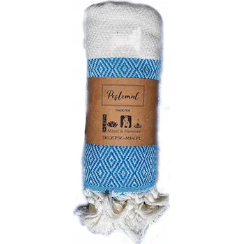 Obraz Osuška do sauny 175 x 90 cm bílá