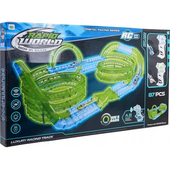 autodráha Svítící Závodní Dráha ve Tmě 83 dílků RAMIZ