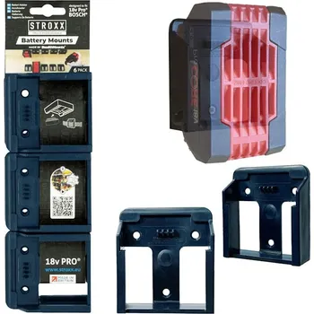 STROXX držák akumulátorů Bosch – sada 6 ks