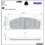 Sada brzdových destiček, kotoučová brzda DELPHI LP29