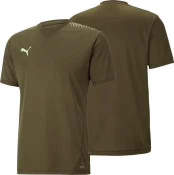 Pánské tričko Puma pánské tréninkové tričko zelené DryCell 658167 04 M
