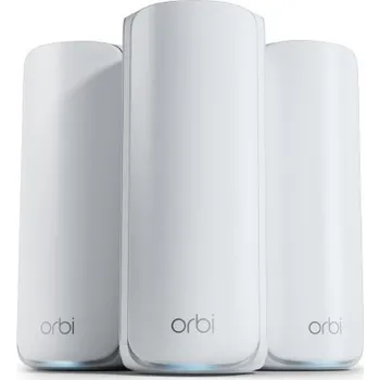 Netgear Orbi 770 Series Tri-Band WiFi 7 Mesh 3-pack (1 router + 2 satellites)
