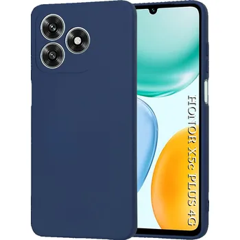 Pouzdro na mobilní telefon Techsuit SoftFlex Honor X5c Plus námořnická modř