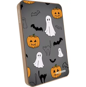 Powerbanka Picasee Powerbanka s MagSafe 5 000 mAh Zlatá - Spooky crew