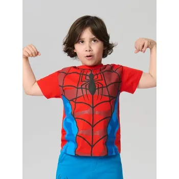 Oblečení a móda Sinsay - Bavlněné tričko Spider-Man - červená - 200HG-33X - 200HG-33X-104