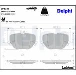 Sada brzdových destiček, kotoučová brzda DELPHI LP3723