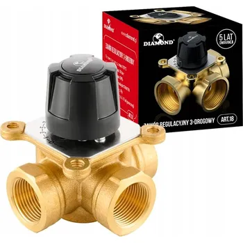 Ventil 3-cestný 1" třícestný regulační ventil Diamond