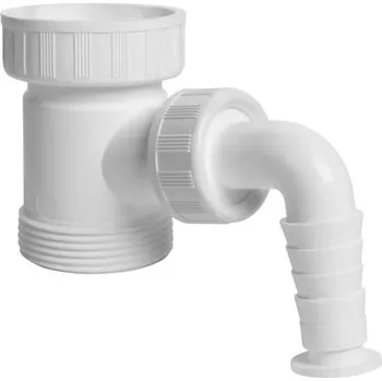 Sifon Umyvadlový sifon k umyvadlu Plast Brno bílá polypropylen EMMP660