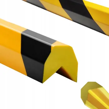 Stavební profil Ochranný profil hrany, výstražný, typ WP Ud 39x36mm, 1m, NOMA PROTECT