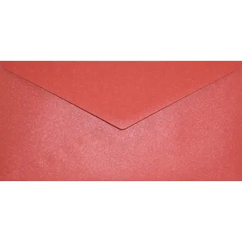 Obálka Perleťové obálky DL Aster Met Ruby červené - 25 Ks