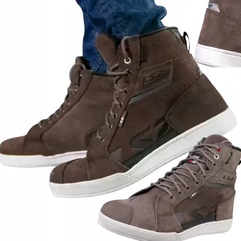 Moto bunda Moto boty LS2 Downtown Men Taupe Brown 43