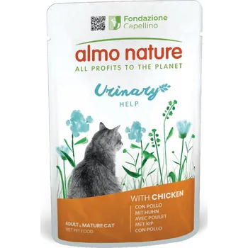Krmivo pro kočku 6x70g Almo Nature Holistic Urinary Help - s kuřetem