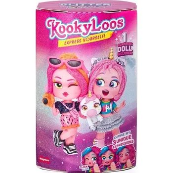 Figurka Akční figurka Magicbox KookyLoos Glitter Glam, růžová, plastová, 14 cm