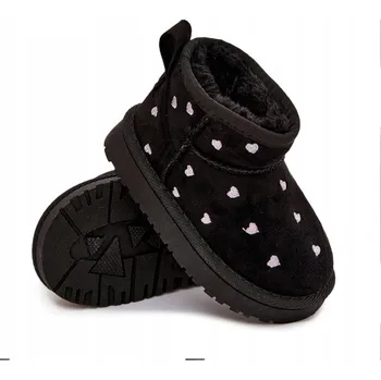 Dívčí sněhule Butosklep dětské sněhule černé, velikost 22