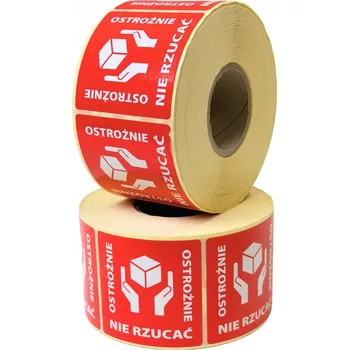 Samolepící etiketa ŠTÍTEK samolepicí NEHÁZET nálepky 1000 ks