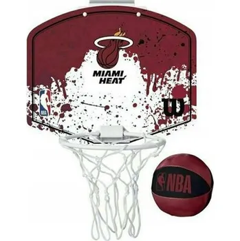 Bezpečnostní kamera Sada na basketbal Wilson Miami Heat Mini hoop