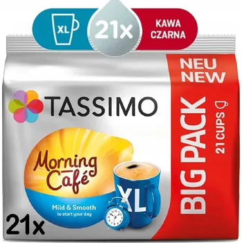 Kapsle do kávovaru TASSIMO Morning Cafe Mild & Smooth XL, 21 ks