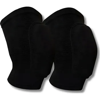 Chránič kolene Černé nákoleníky L prodyšné pro volejbal a tanec