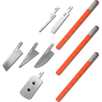 Sada nářadí MS101 mini ruční pilka na modely Rozšířená sada s výměnnými čepelemi Přesný řez dílů Stabilní vedení čepele