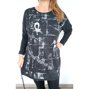 Dámská tunika Turecko Dámská tunika GATTI BIG SIZE, barva šedá