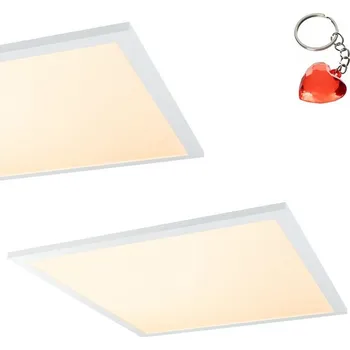 Čtvercové Stropní Svítidlo Globo 62 x 62 cm, bílý