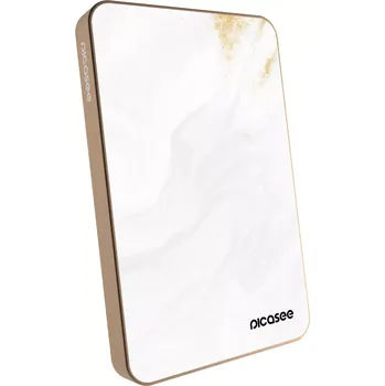 Powerbanka Picasee Powerbanka s MagSafe 5 000 mAh Zlatá - Bílá