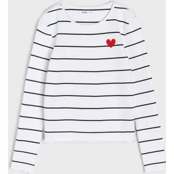 Sinsay - Bavlněné tričko s dlouhými rukávy - vícebarevná - 299GW-MLC - 299GW-MLC-152